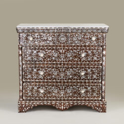 The image for 4 Drawer Mother Or Pearl Chest 2 Valerie Wade 25 065 V1