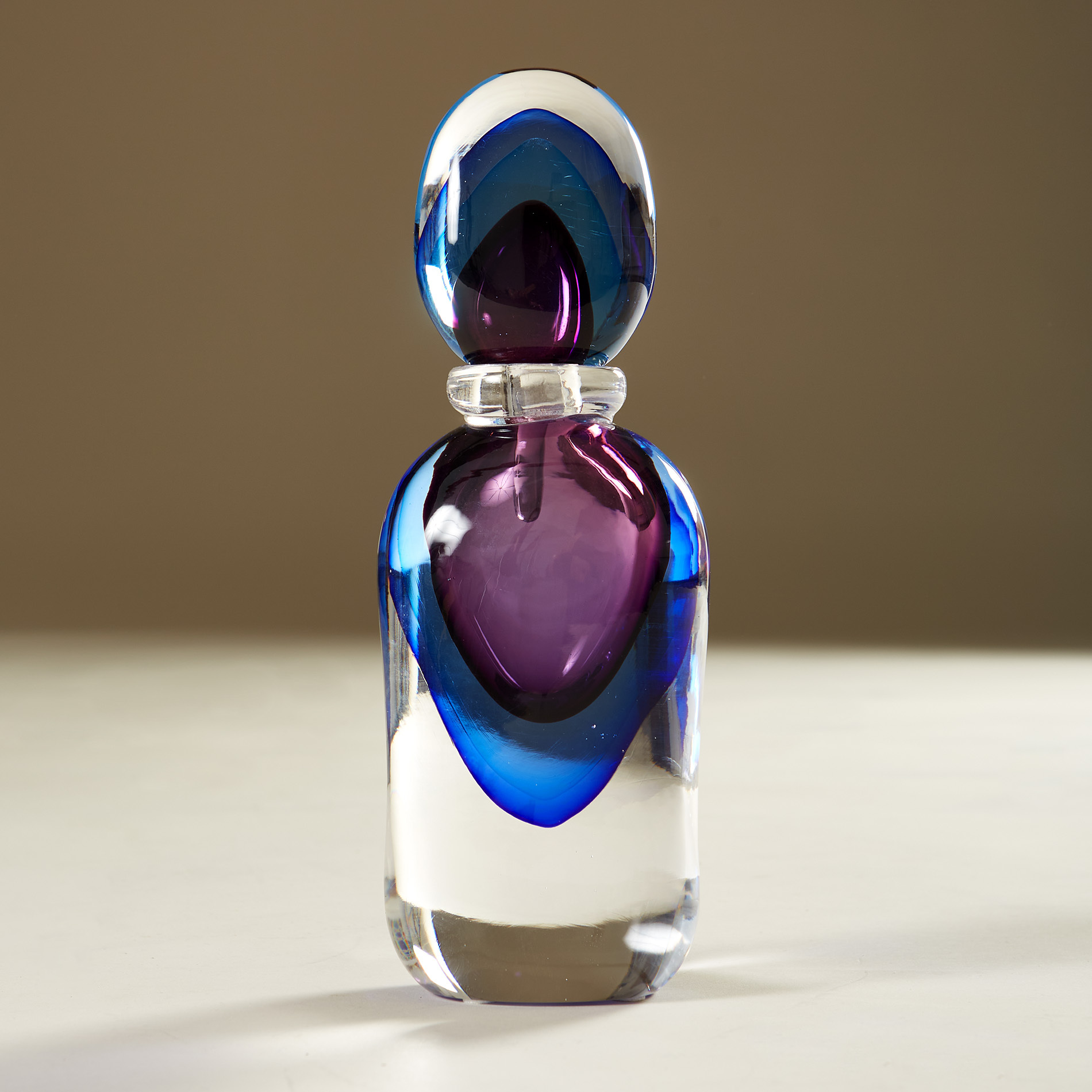 Meeting of four empty perfume bottles including Bleu de …