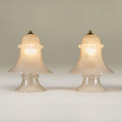 The image for Small Italian Glass Frilly Lamps Valerie Wade 24 062 V1