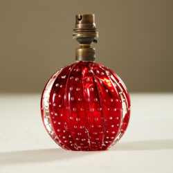 The image for Red Murano Ball Lamp 20210225 Valerie Wade 3 066 V1