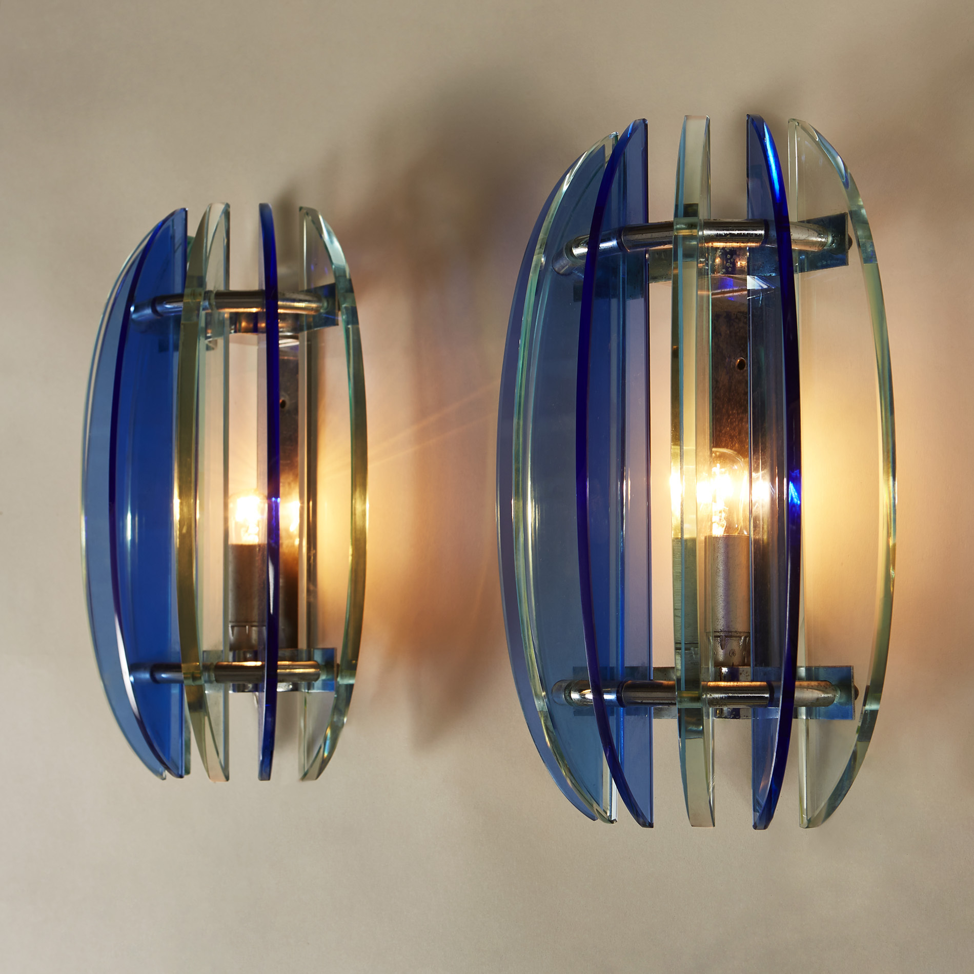 Blue Green Veca Wall Lights 0188 V1