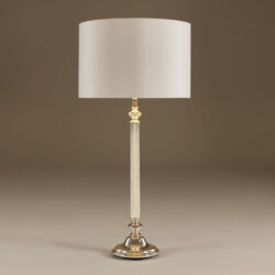 The image for Pair Of American Chrome Table Lamps 0098 V1