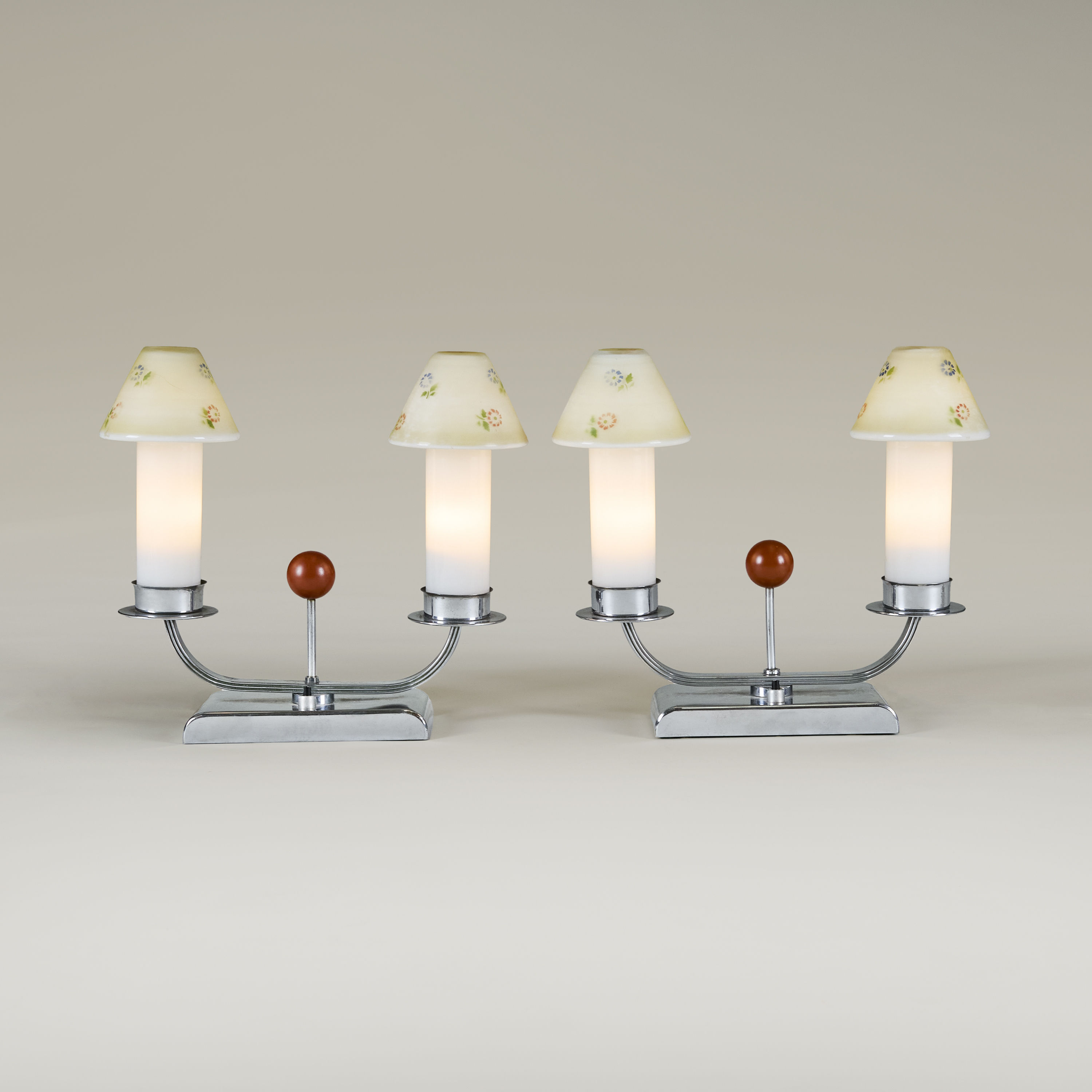 Art Deco Mushroom Lamps Valerie Wade 22 051 V1