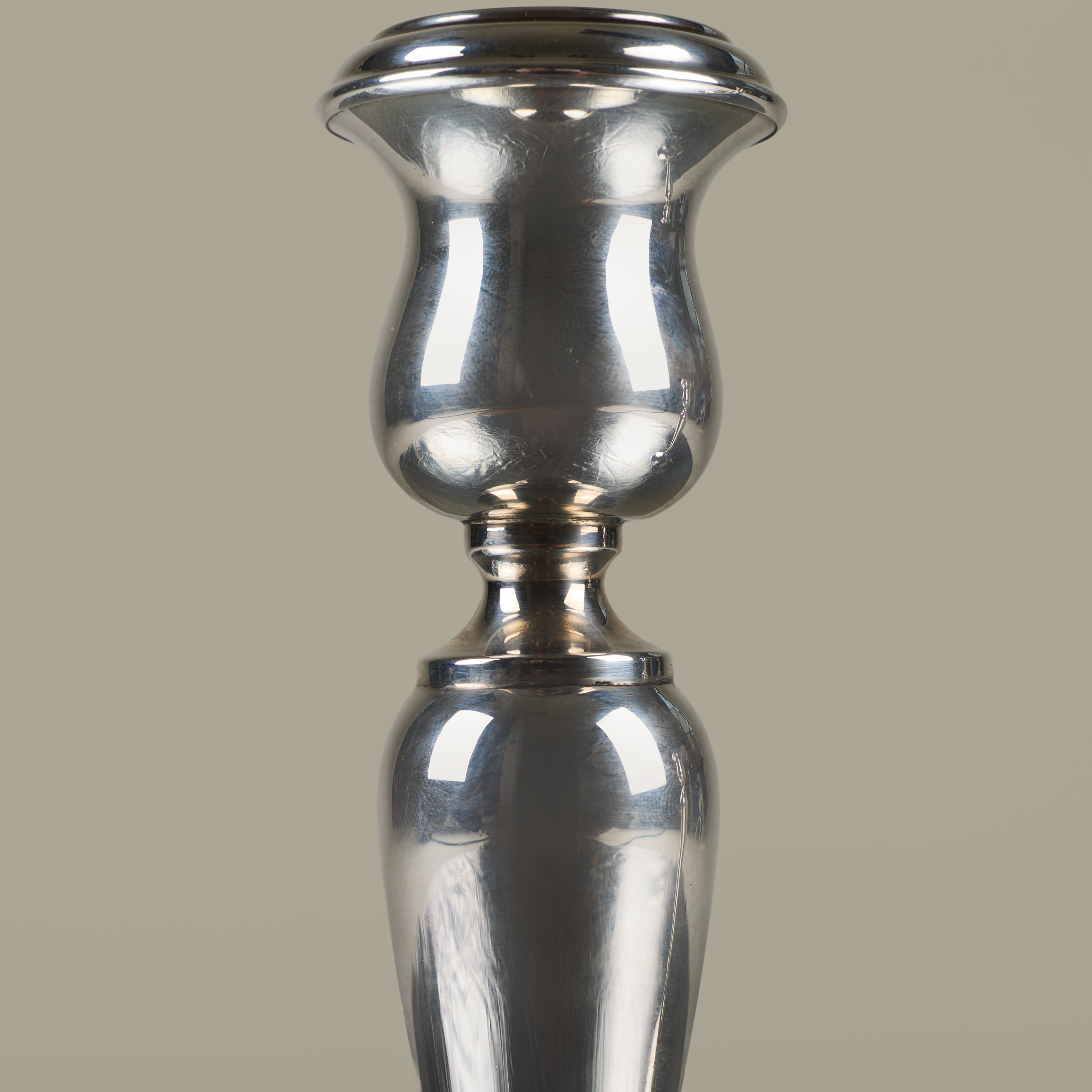 Silver Deco Candlesticks Valerie Wade 263398 V1