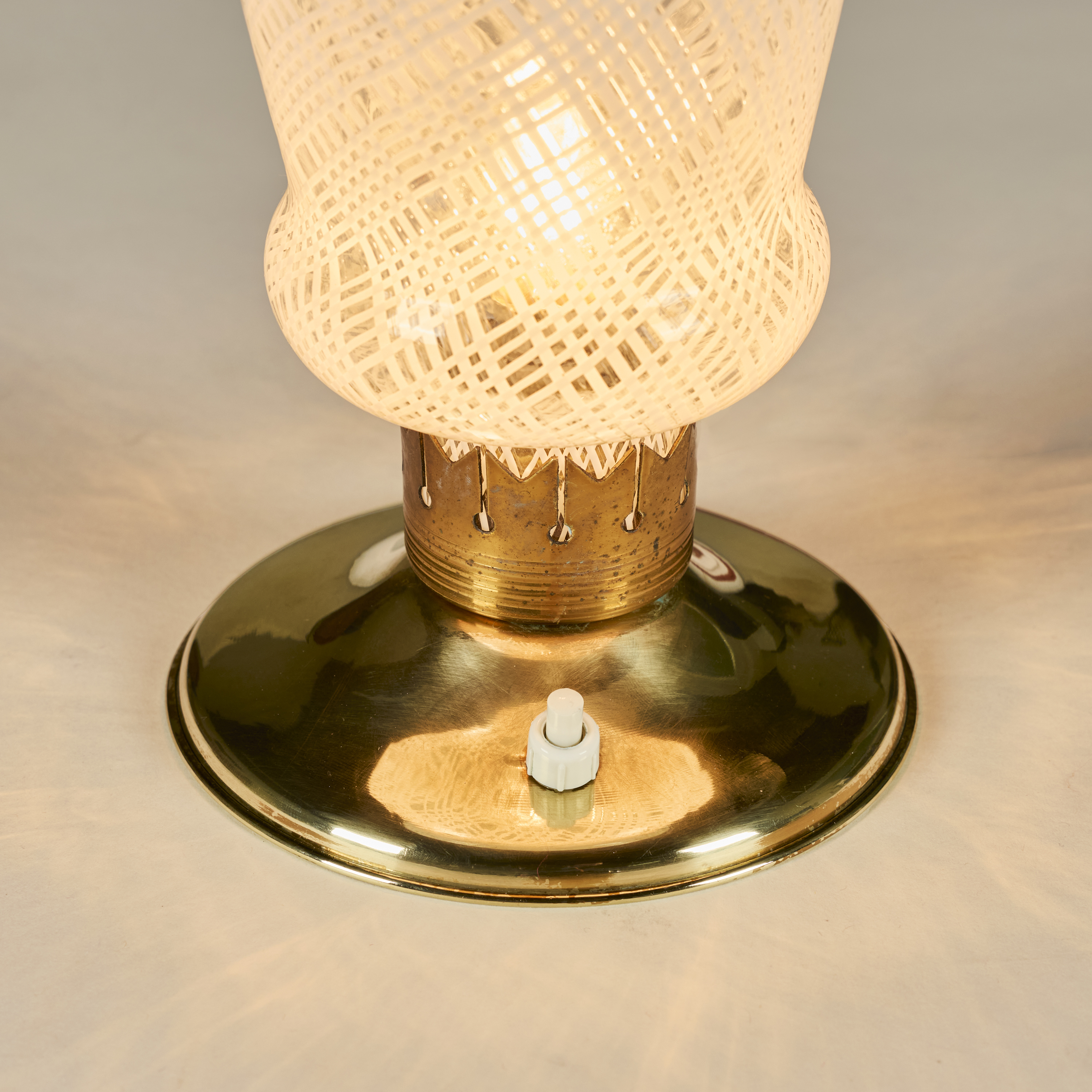 Italian Vintage Reticello Lamps Valerie Wade 23 062 V1
