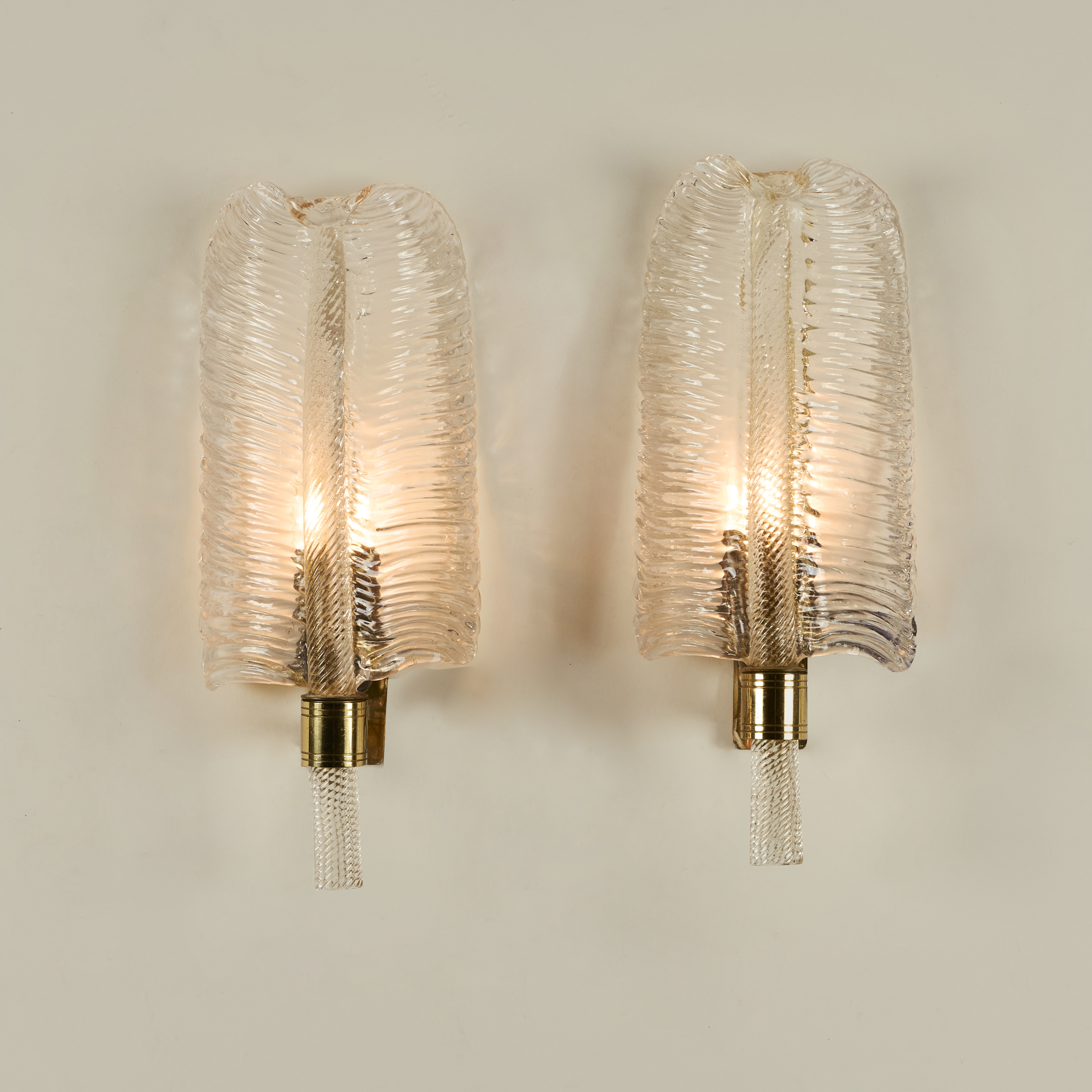 1950S Italian Murano Leaf Lights Valerie Wade 23 089 V2