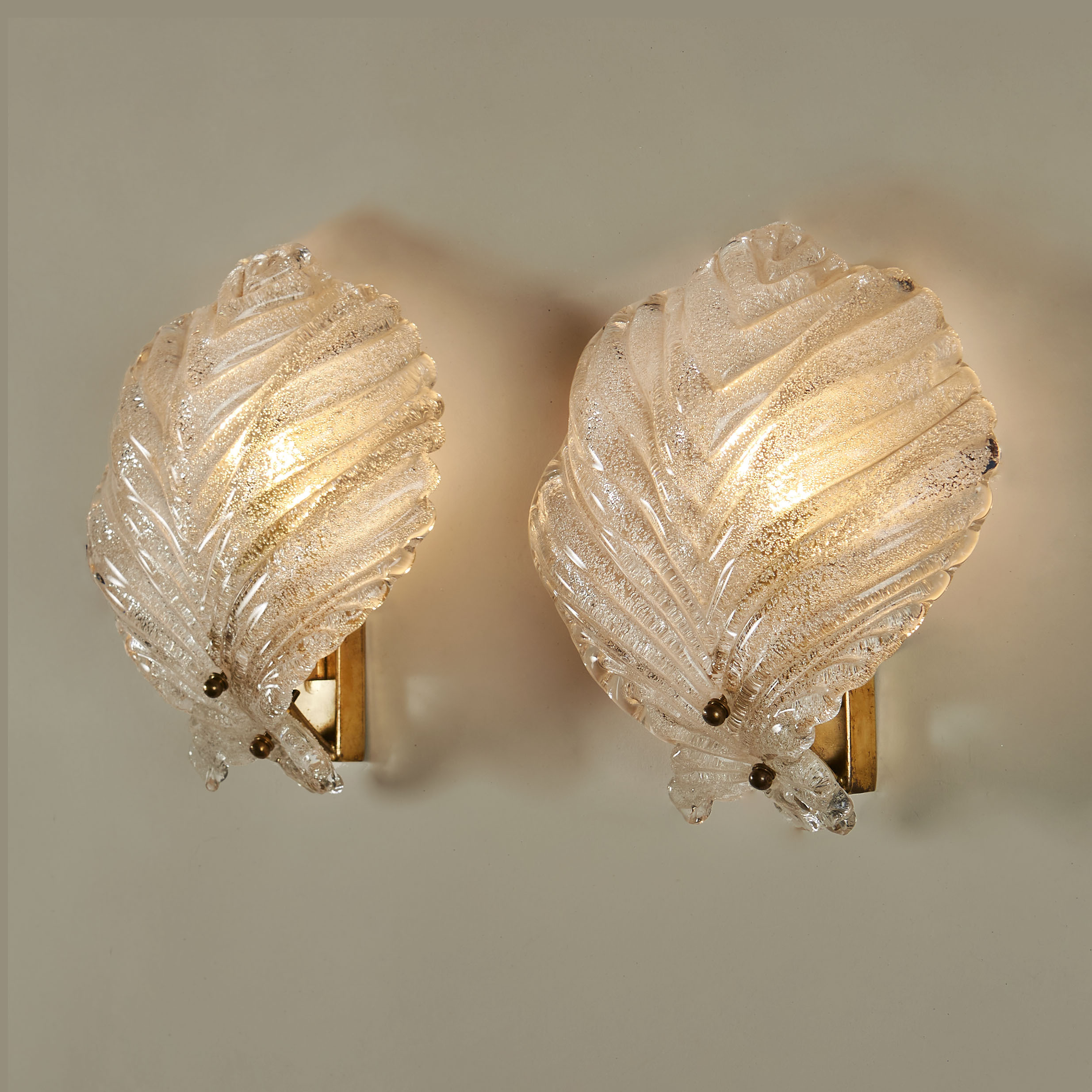 Italian Vintage Leaf Wall Lights 121 V1