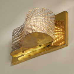 The image for Seguso Brass Wall Lights 19 0093 V1