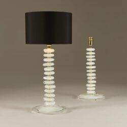 The image for White Pebble Lamps 076 V1