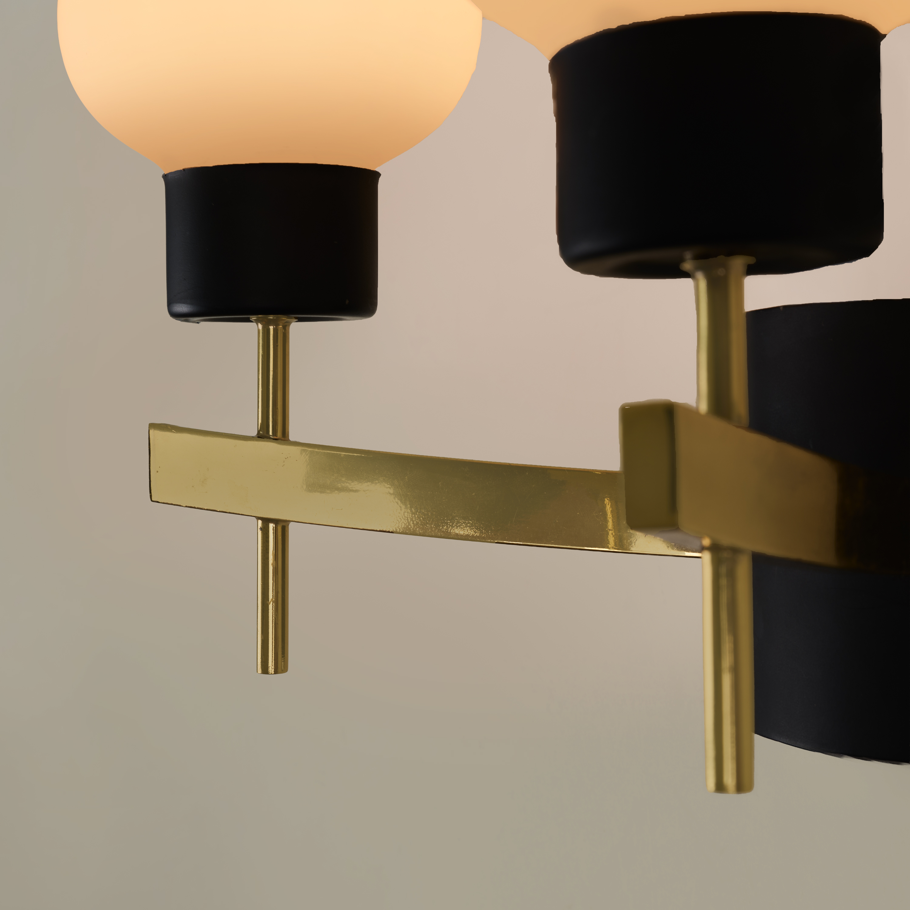 Italian Black And Opaque Wall Lights Valerie Wade 263314 V1