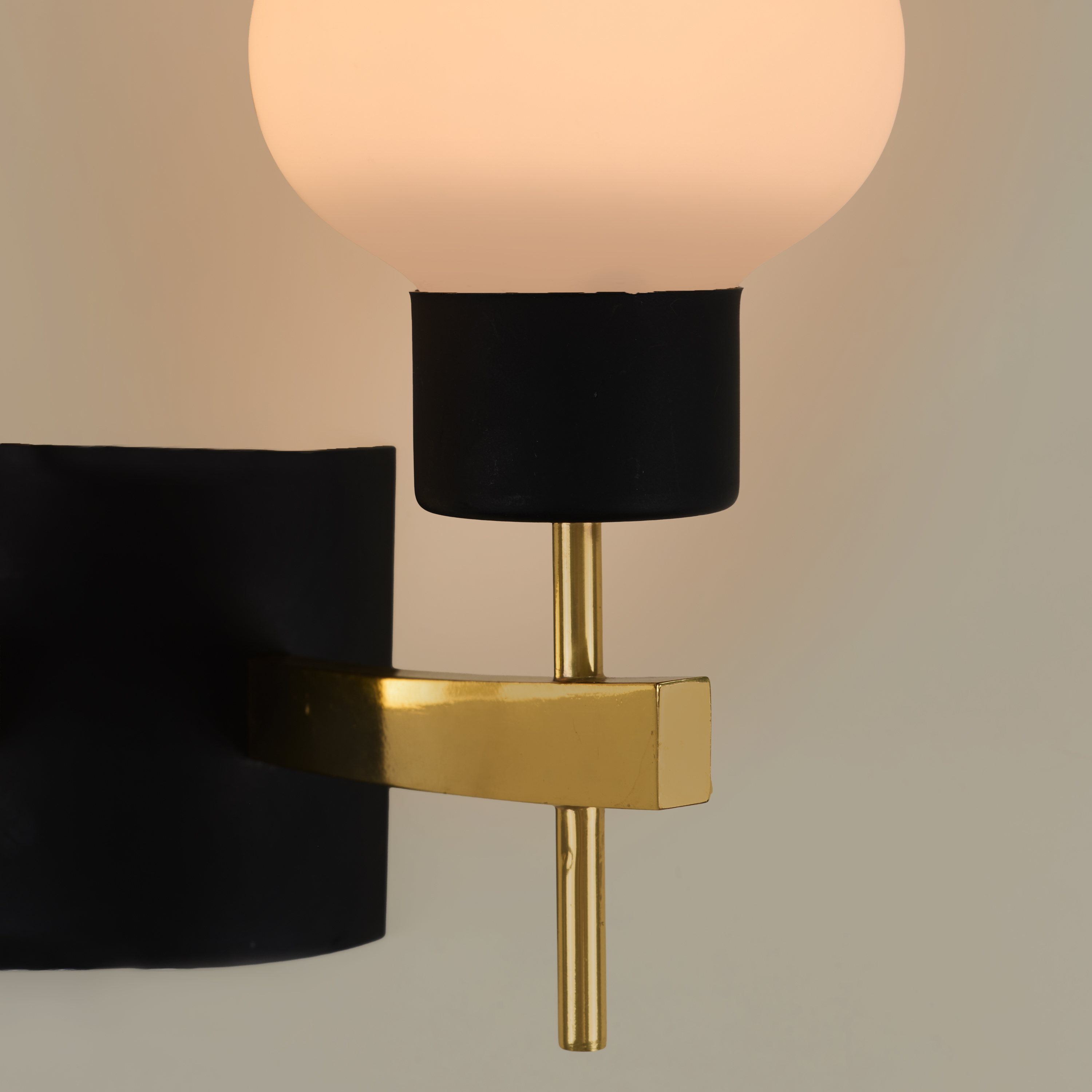 Italian Black And Opaque Wall Lights Valerie Wade 263316 V1