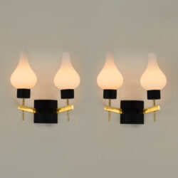 The image for Italian Black And Opaque Wall Lights Valerie Wade 263308 V1