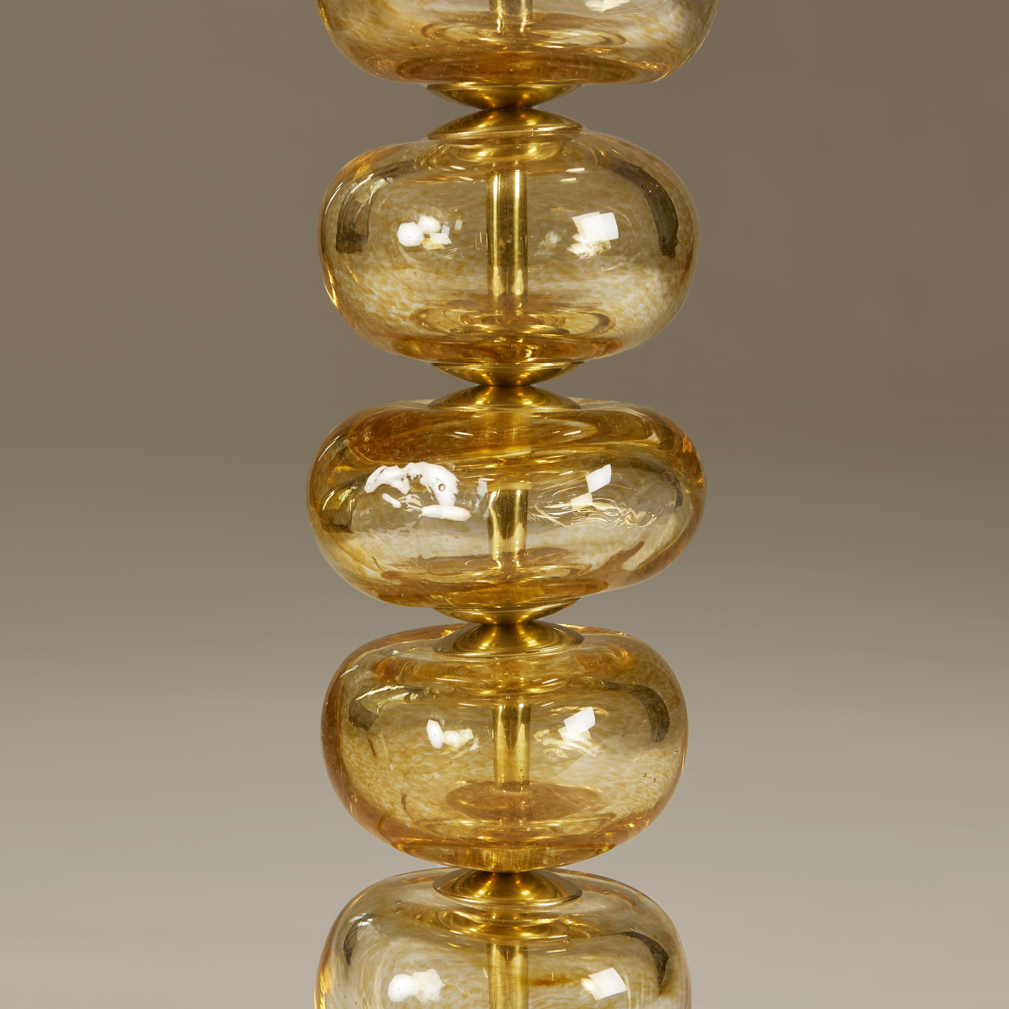 Italian Gold Ball Murano Lamps 060 V1