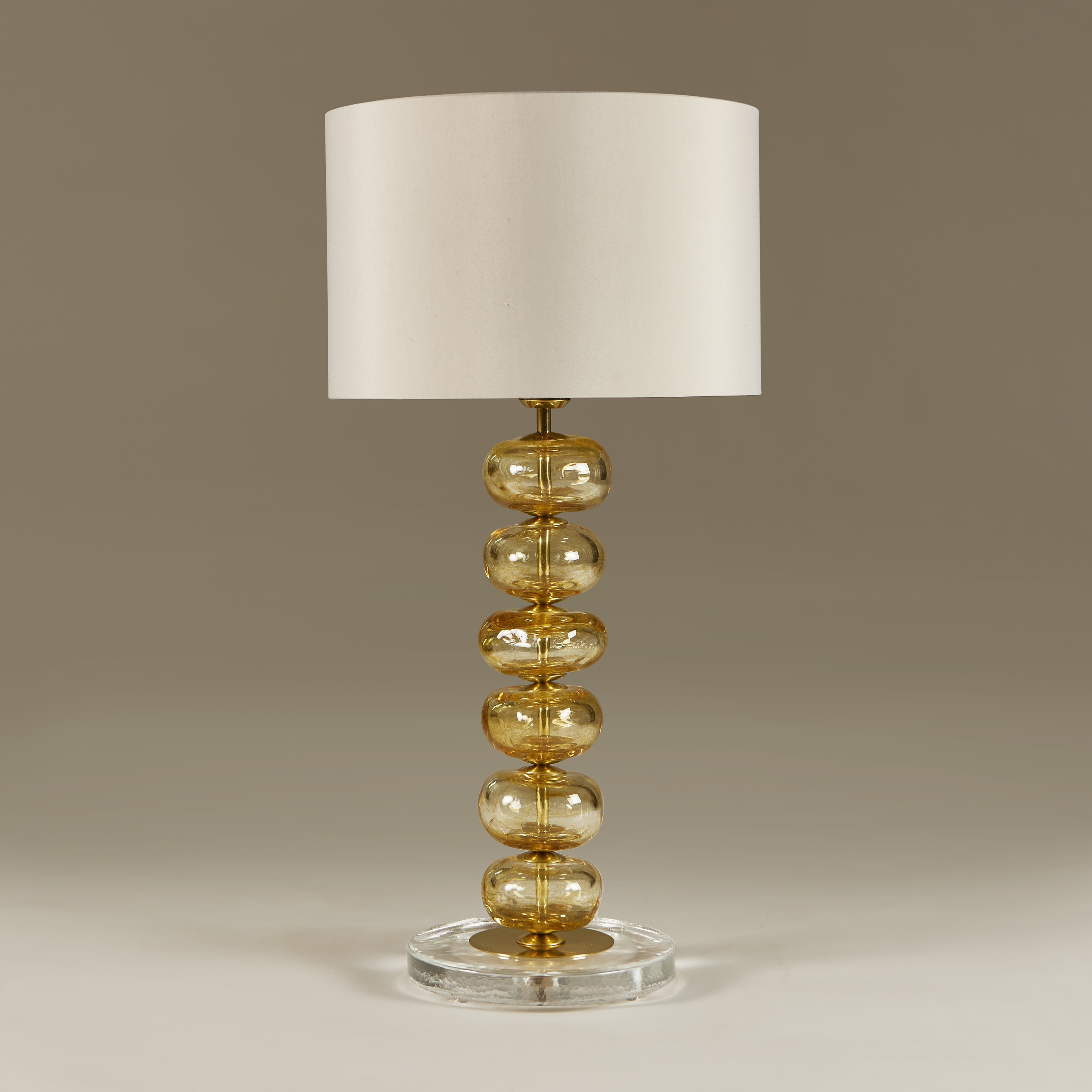 Italian Gold Ball Murano Lamps 061 V1