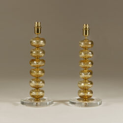 The image for Italian Gold Ball Murano Lamps 058 V1