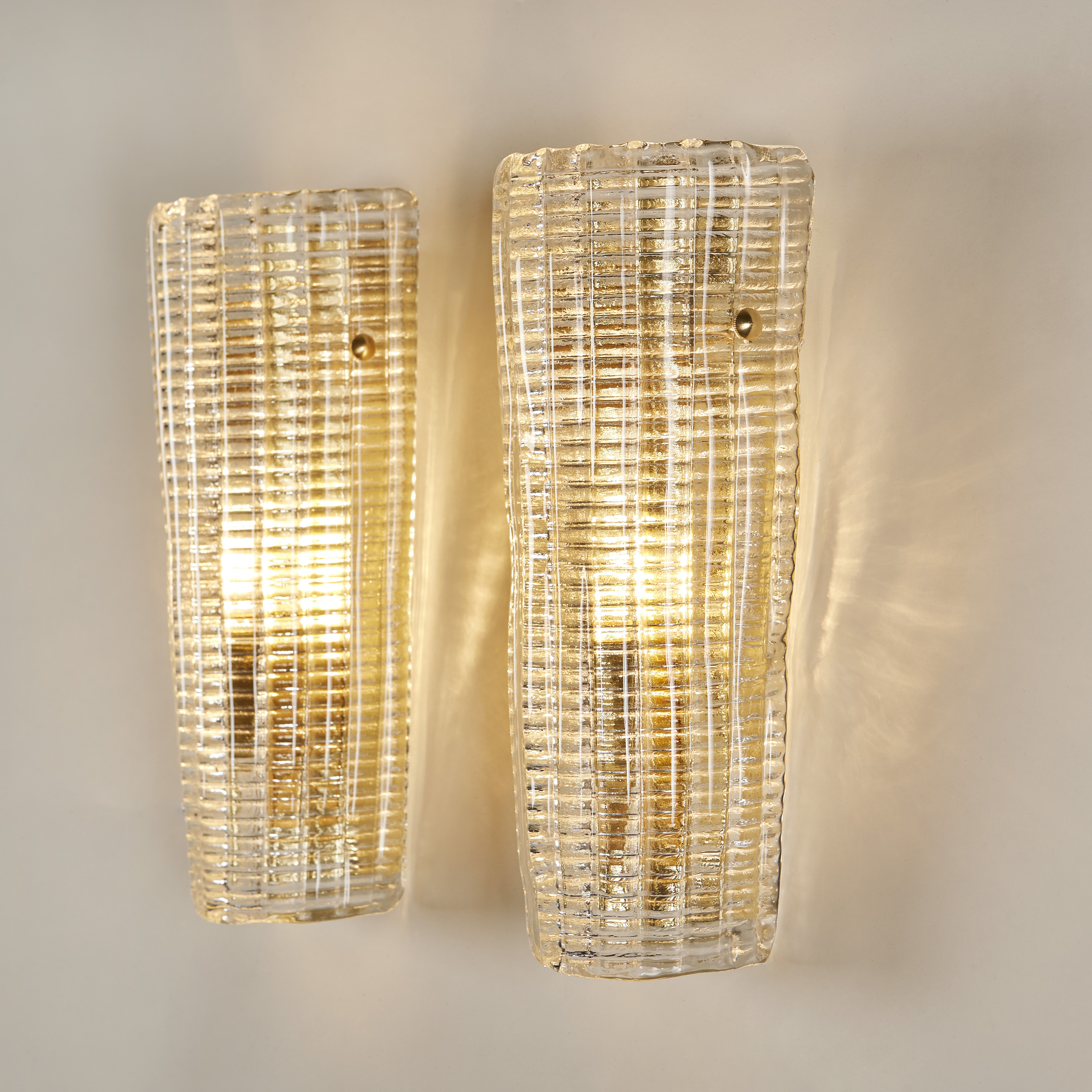 Italian Ribbed Wall Lights 083 V1