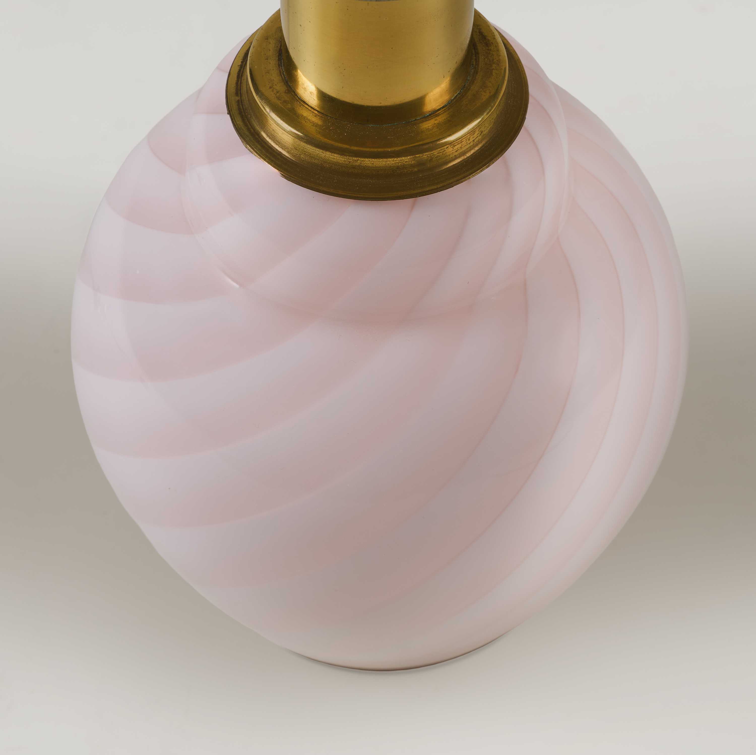 Italian Pink Swirl Table Lamps Valerie Wade 263230 V1