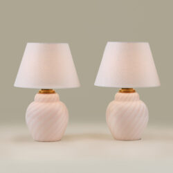 The image for Italian Pink Swirl Table Lamps Valerie Wade 263226 V1