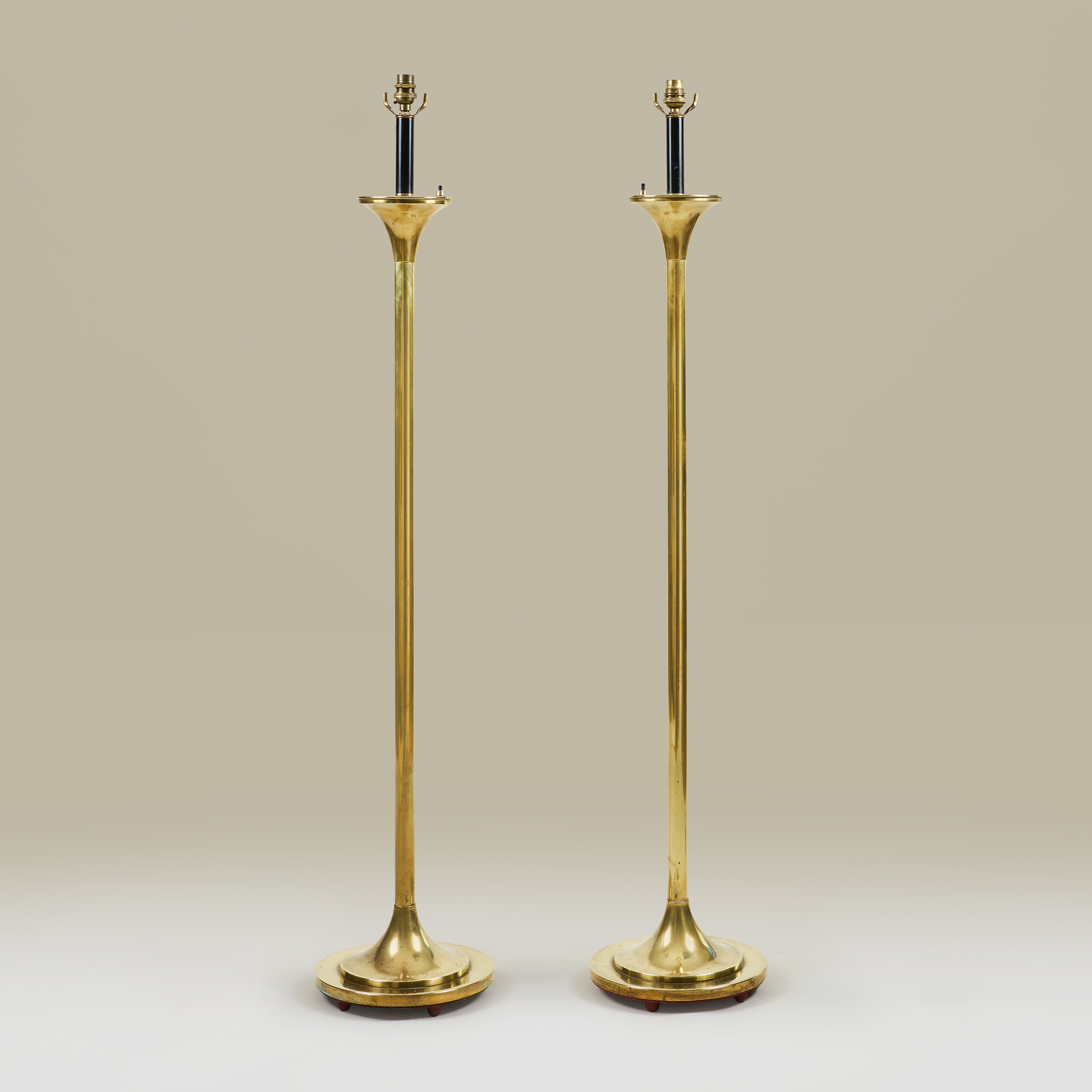 Vintage Brass Floor Lamps Valerie Wade 27 205 V1