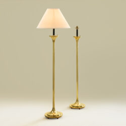 The image for Vintage Brass Floor Lamp Valerie Wade 27 202 V1