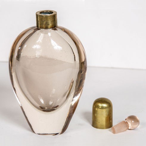 Pair Of Pale Pink Scent Bottles Iii