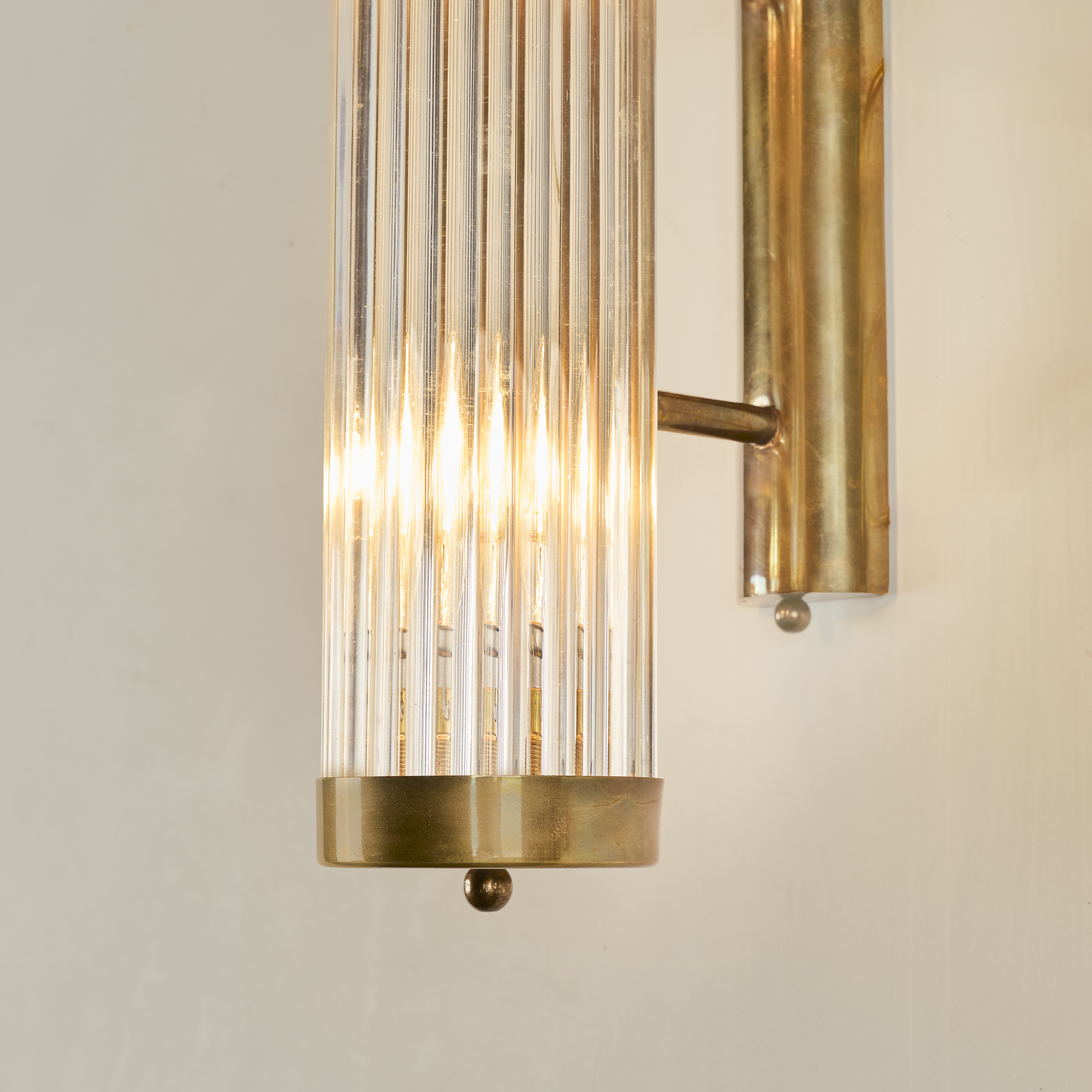Italian Brass Arm Wall Lights Valerie Wade 23 256 V1