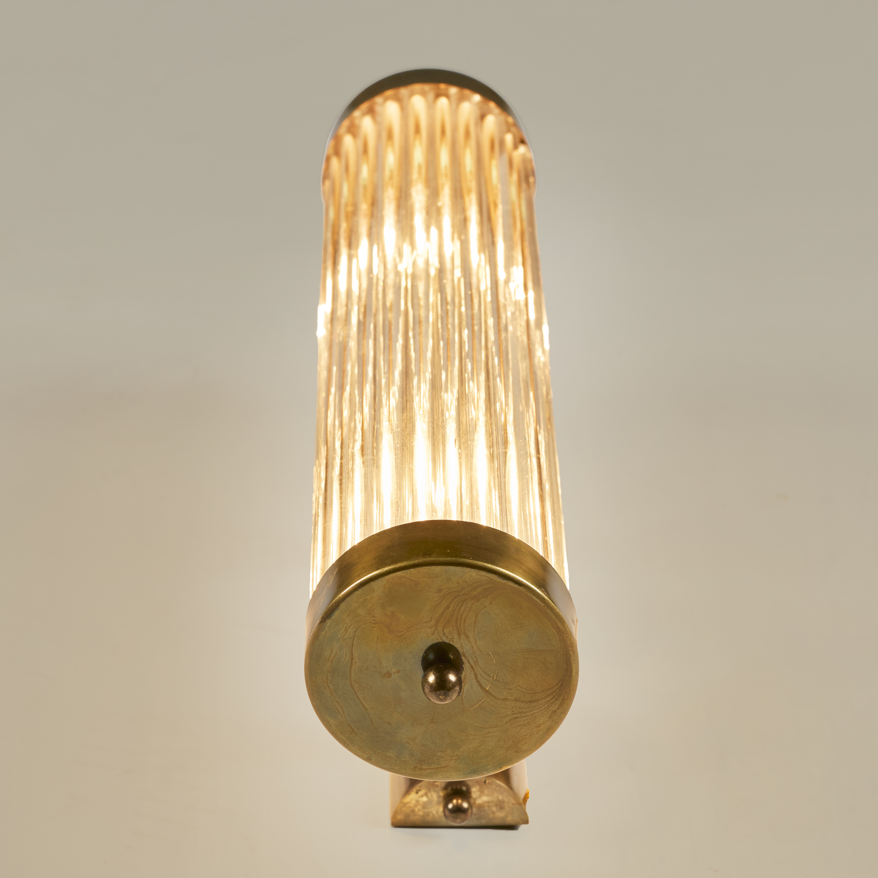 Italian Brass Arm Wall Lights Valerie Wade 23 258 V1
