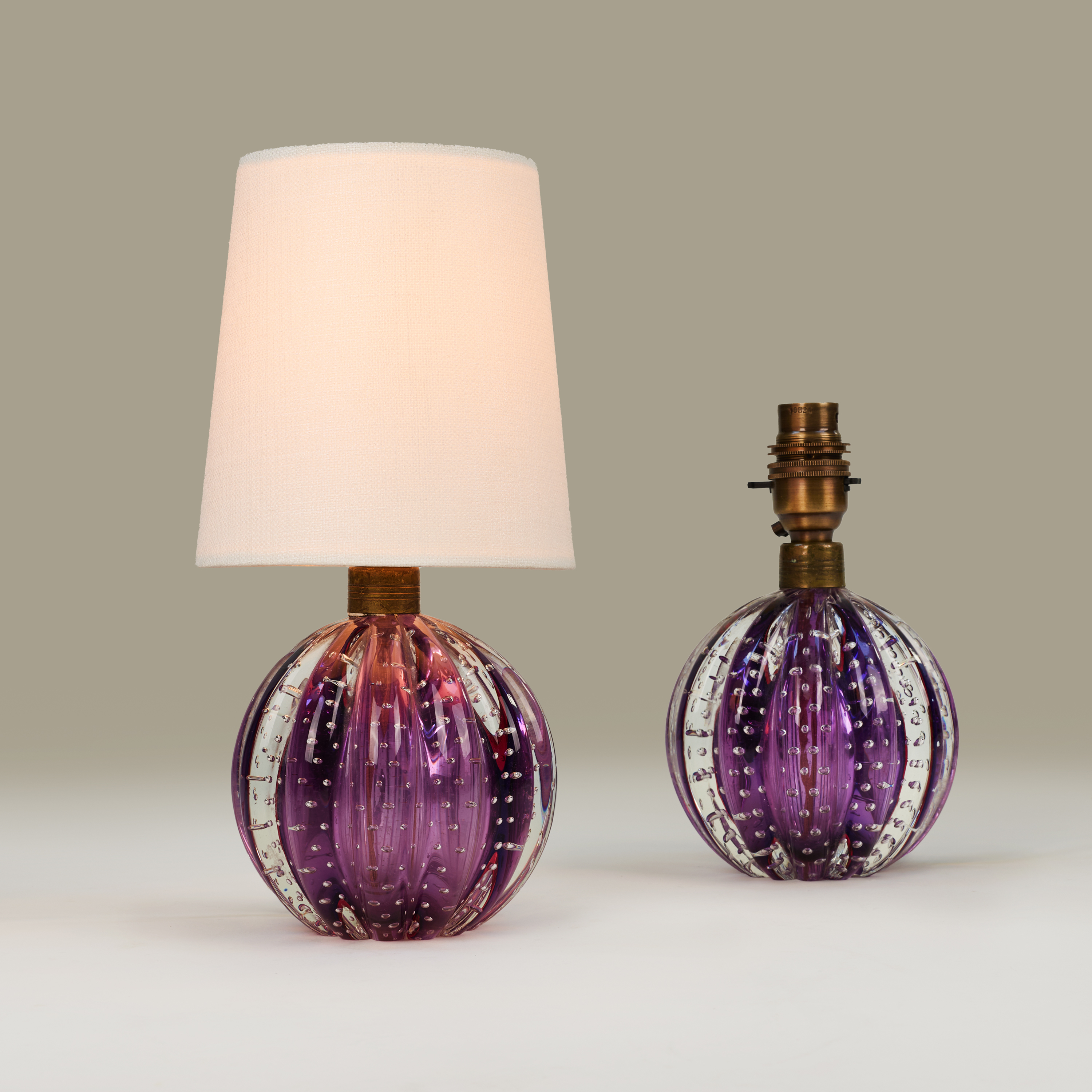 Purple Ball Lamps  Valerie Wade 25 007 V1