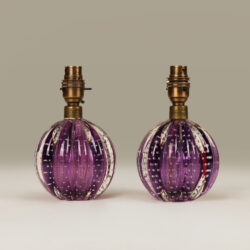The image for Purple Ball Lamps Valerie Wade 25 011 V1