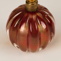 The image for Red And Gold Murano Ball Lamps Valerie Wade 25 023 V1