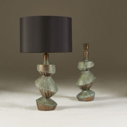 The image for Savoy Bronze Verdigris Lamps0033 V1