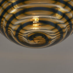 The image for Black And Amber Swirl Pendant 19 0189 V1