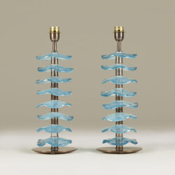 The image for Aqua Petal Lamps Valerie Wade 23 070 V2