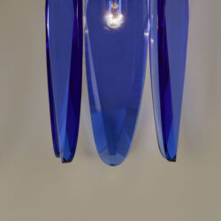The image for Pair Of Pale Blue Tulip Wall Lights 069 V1