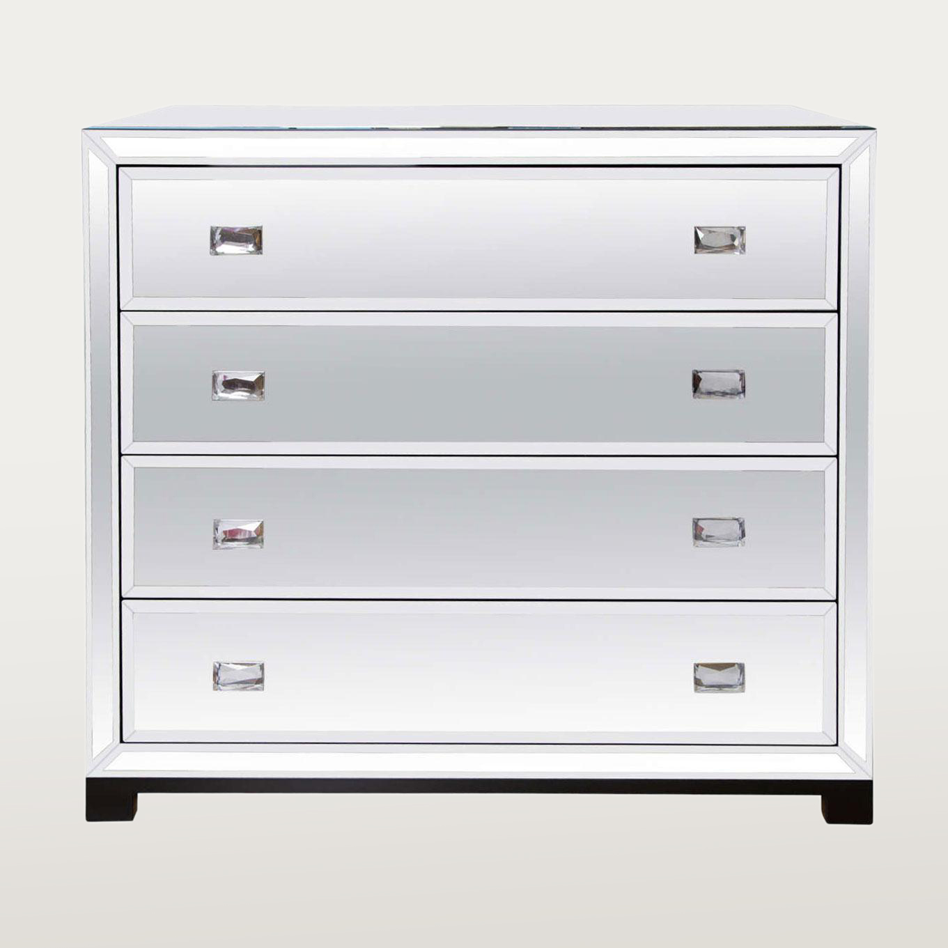 The image for Valerie Wade Fc303 Venice Chest Drawers Faceted Crystal Handles 01