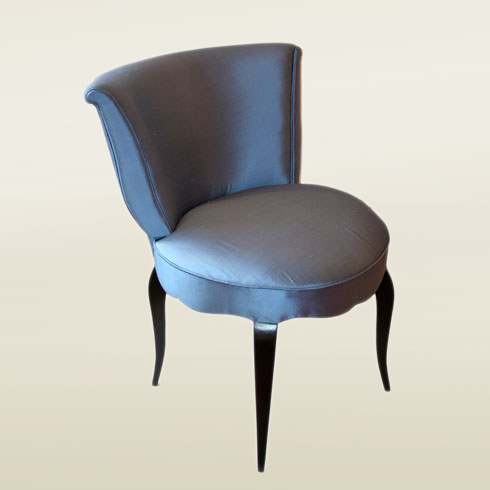 The image for Valerie Wade Fs026 Blue High Backed Upholstered Seat 01