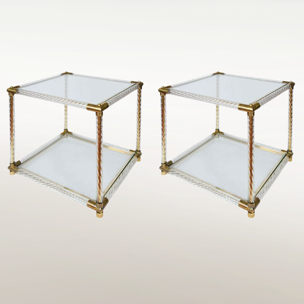 Valerie Wade Ft408 Pair Barley Twist Side Tables 01