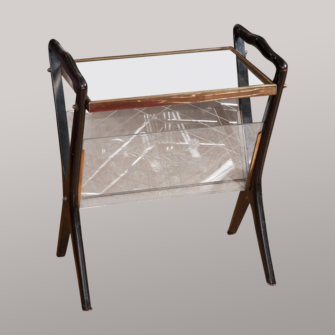 Valerie Wade Ft547 Side Table Magazine Rack Ico Parisi 01