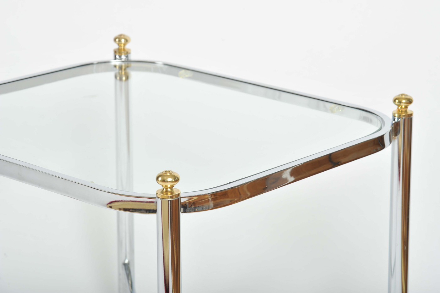 Valerie Wade Ft578 Pair 1970S Chrome Brass Sides Tables03