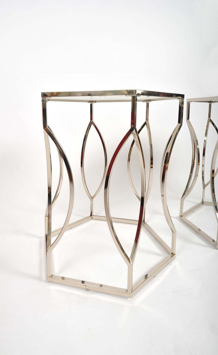 Valerie Wade Ft598 Pair 1960S Us Hexagonal Side Tables04