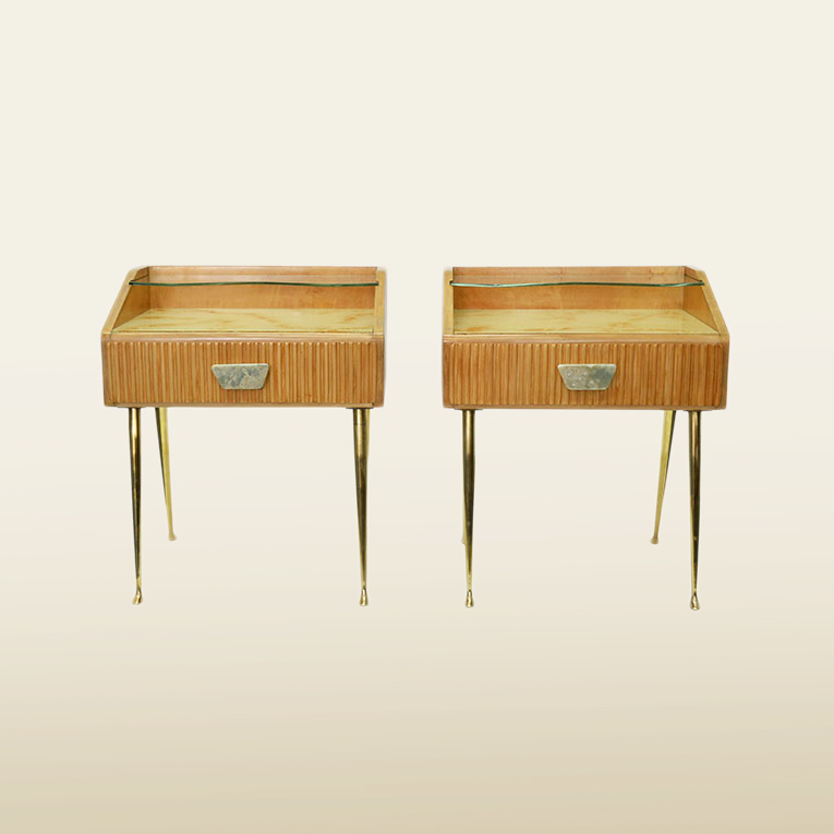 Valerie Wade Ft630 Pair 1950S Italian Bedside Tables 01