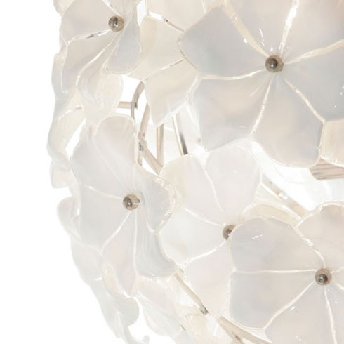 Valerie Wade Lc071 White Murano Globe Chandelier 02