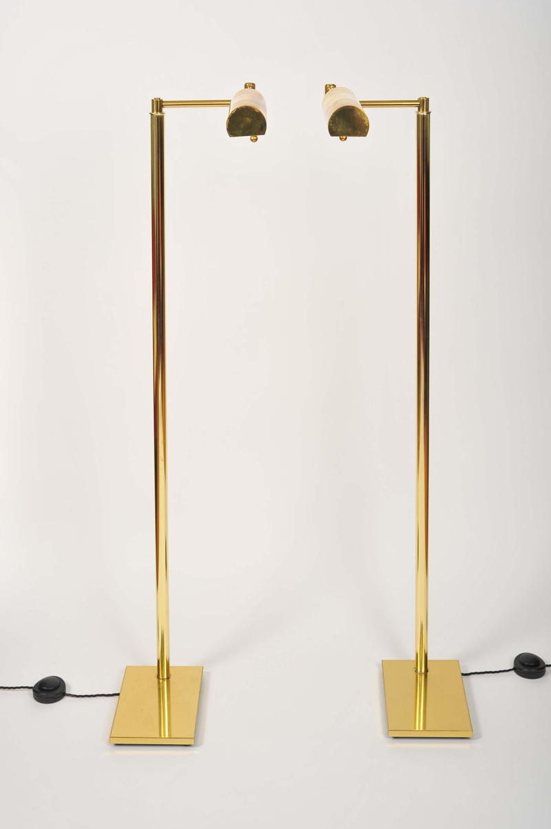 Valerie Wade Lf590 Pair 1960S Us Swivel Arm Standard Lamps 02