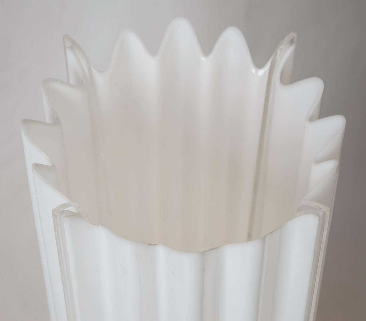 Valerie Wade Lt271 Pair 1970S Fluted Lamps Rougier 03