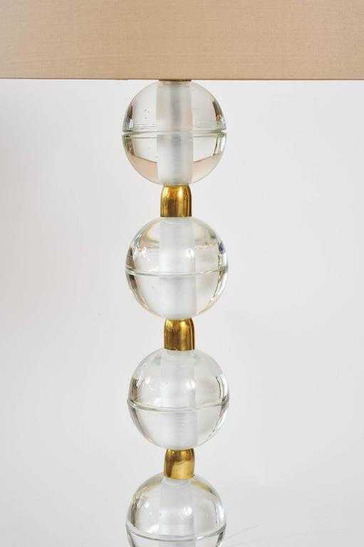 Valerie Wade Lt628 Pair Murano Glass Ball Lamps 03