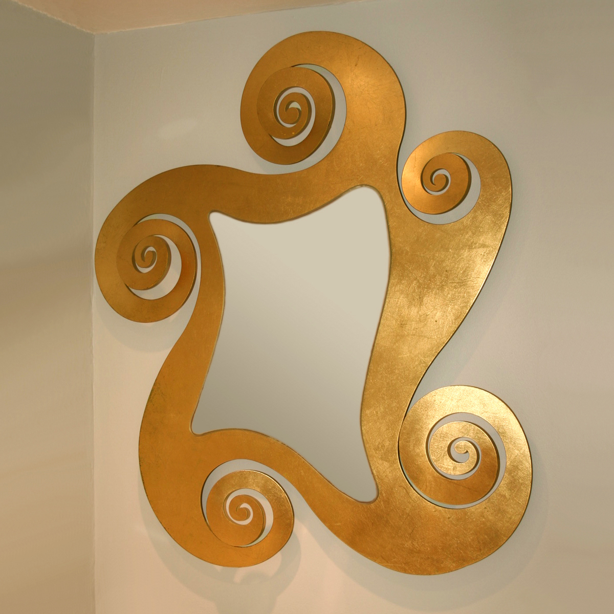 Valerie Wade Mw129 1950S French Gilded Swirl Mirror 01